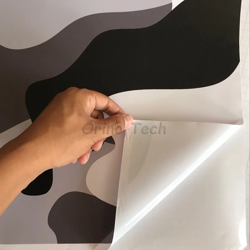 Black Grey White Film Vinyl Wrap-3