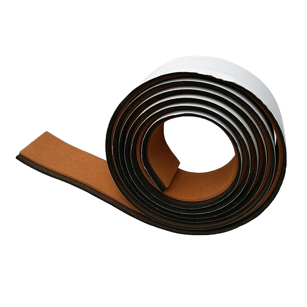 94'x2.3' Self Adhesive EVA Teak Sheet Marine Flooring Yacht Boat Decking Mat Pad Edge Strip Brown Color Boat Accessories Decors