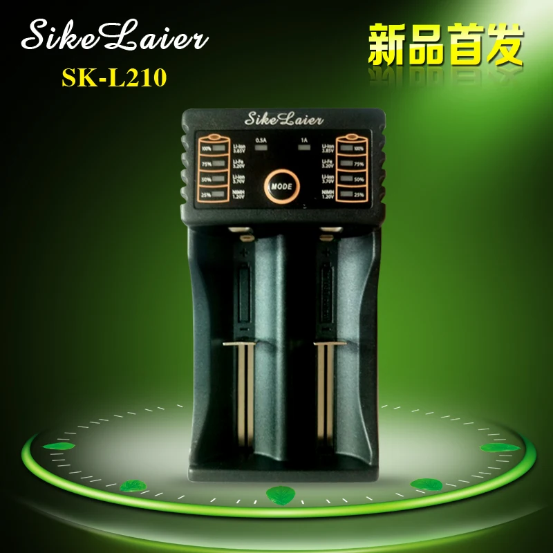SiKeLaier SK L210 зарядное устройство 18650 1 2 3 7 85 AA/AAA 18350 26650 10440 14500 16340 25500 литиевый NiMH