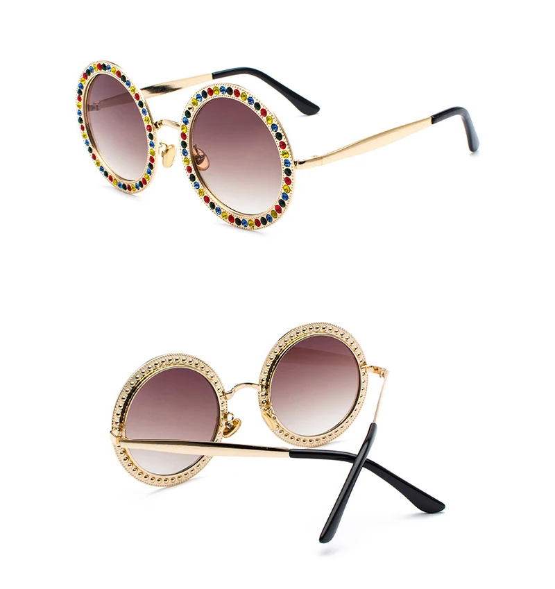 New Fashion Diamond Round Sunglasses (21)