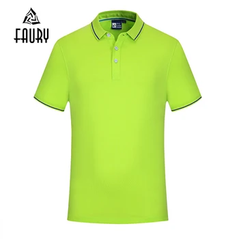 

custom name logo Solid Color Polo Shirt Golf Tennis Sports Casual Tops Hotel Restaurant Waiter Work Uniform Breathable