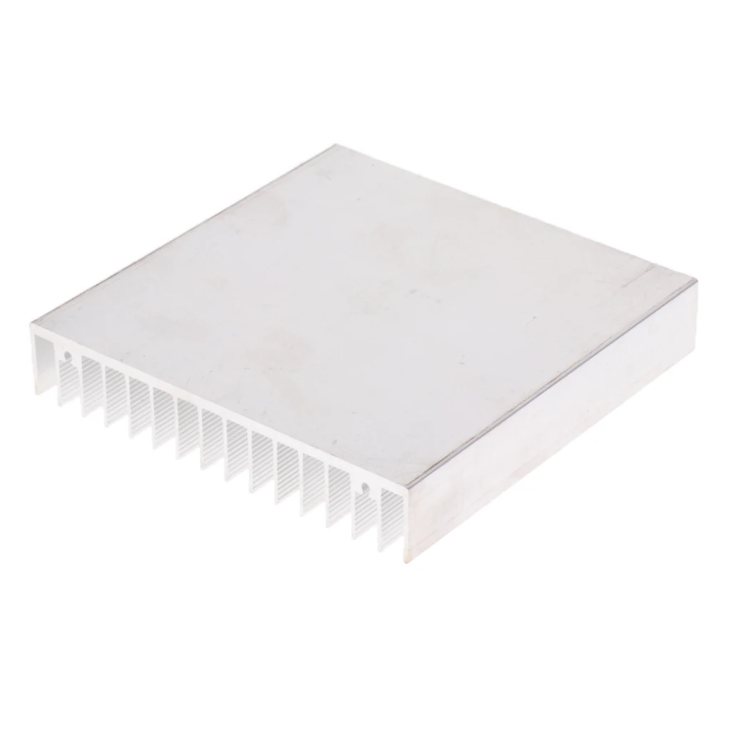 MagiDeal Aluminum Heat Sink Module 100mm x 18mm x100mm for LED Power Transistor White