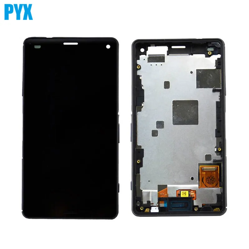 ЖК-дисплей для Sony Xperia Z3 Mini Compact D5803 D5833 сенсорный экран дигитайзер в сборе с рамкой