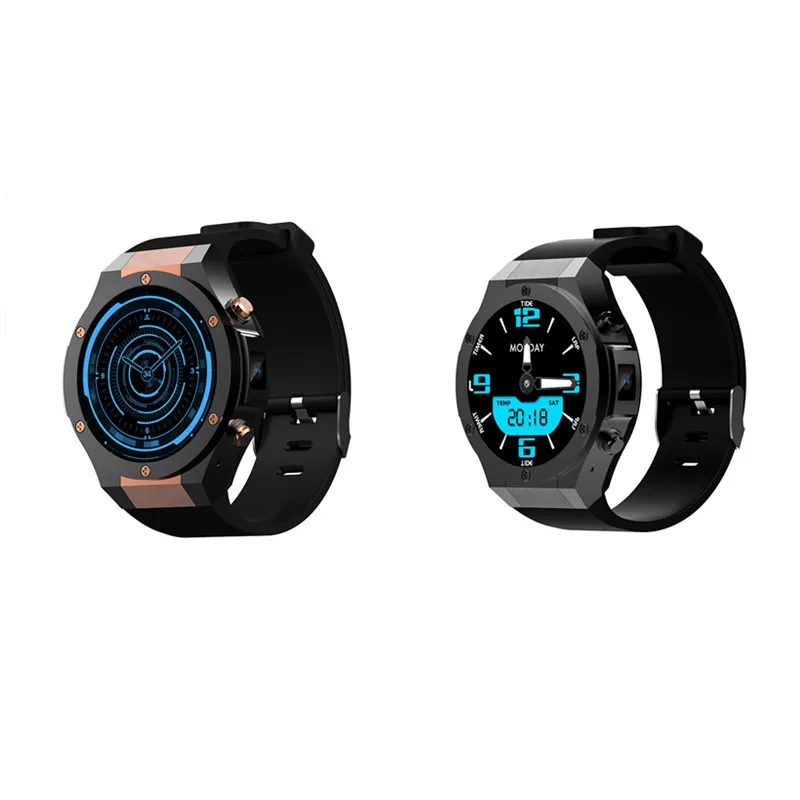

Round Bluetooth 4.0 Smart Watch Wrist Phone Nano SIM 3G WIFI 5MP Camera with heart rate monitor 480mah battery PK KW88 H1