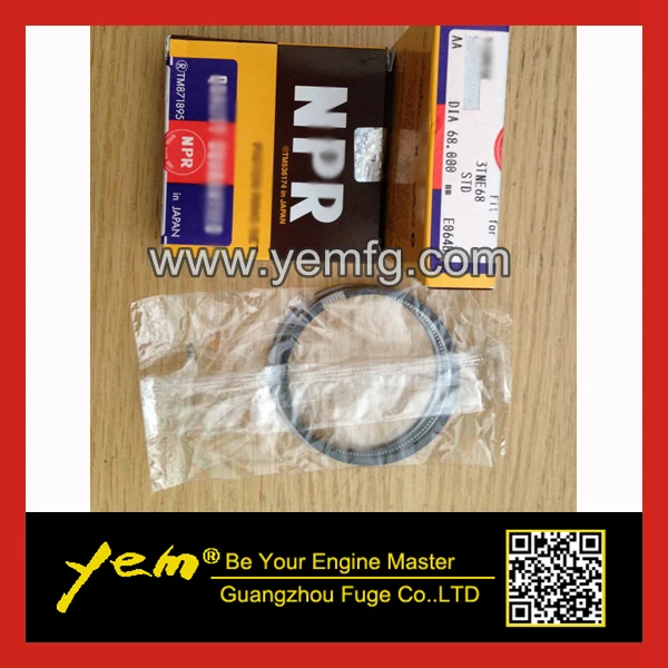 yanmar 3tne68 piston ring