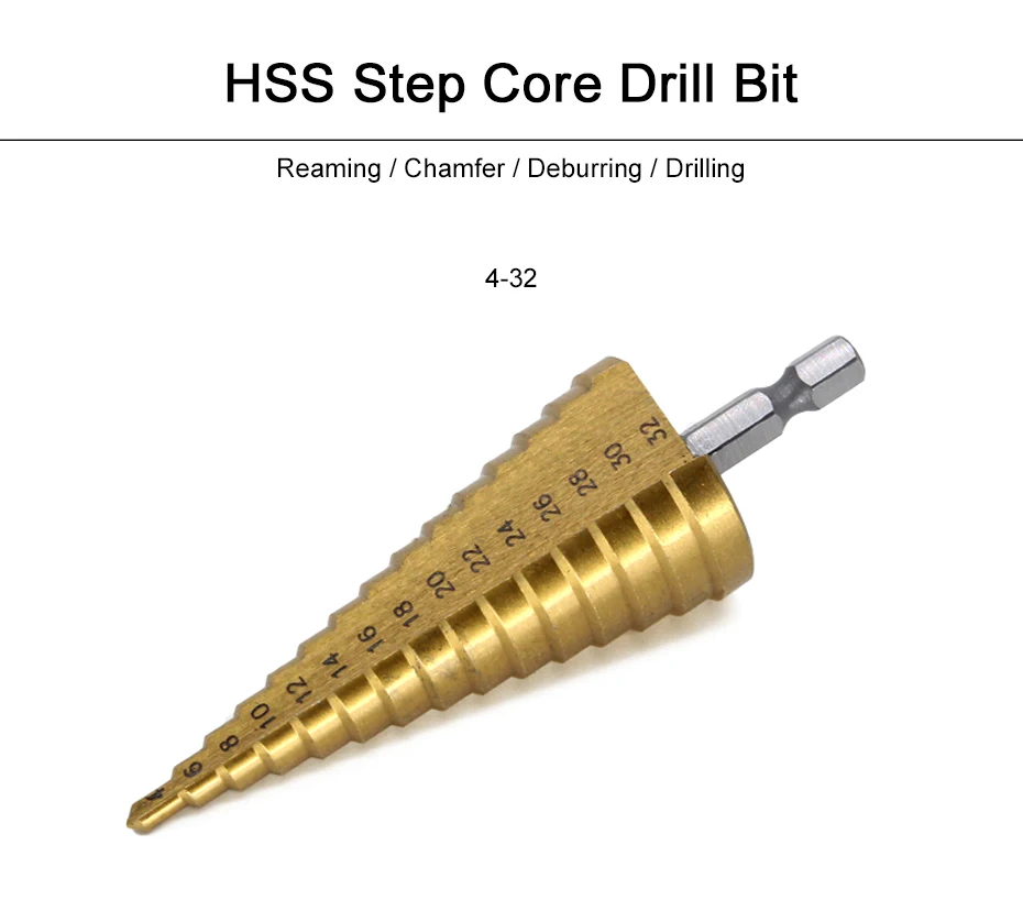 4-32mm step drill bit 1