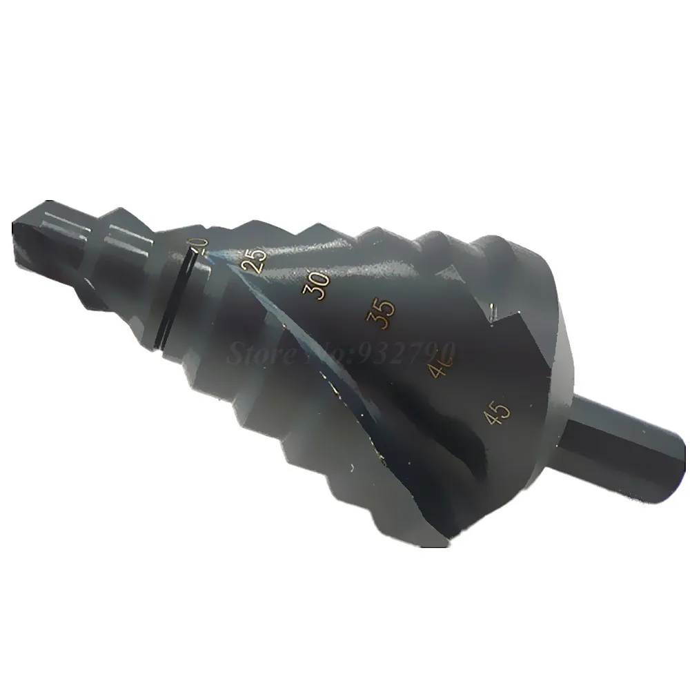 10 45mm 8 Step Nitrogen Coated Hss Spiral Groove Step Cone Drill Hole