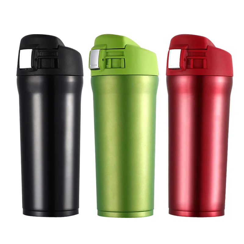 480ML 16OZ Brand stainless steel Travel Thermos water bottle Portable