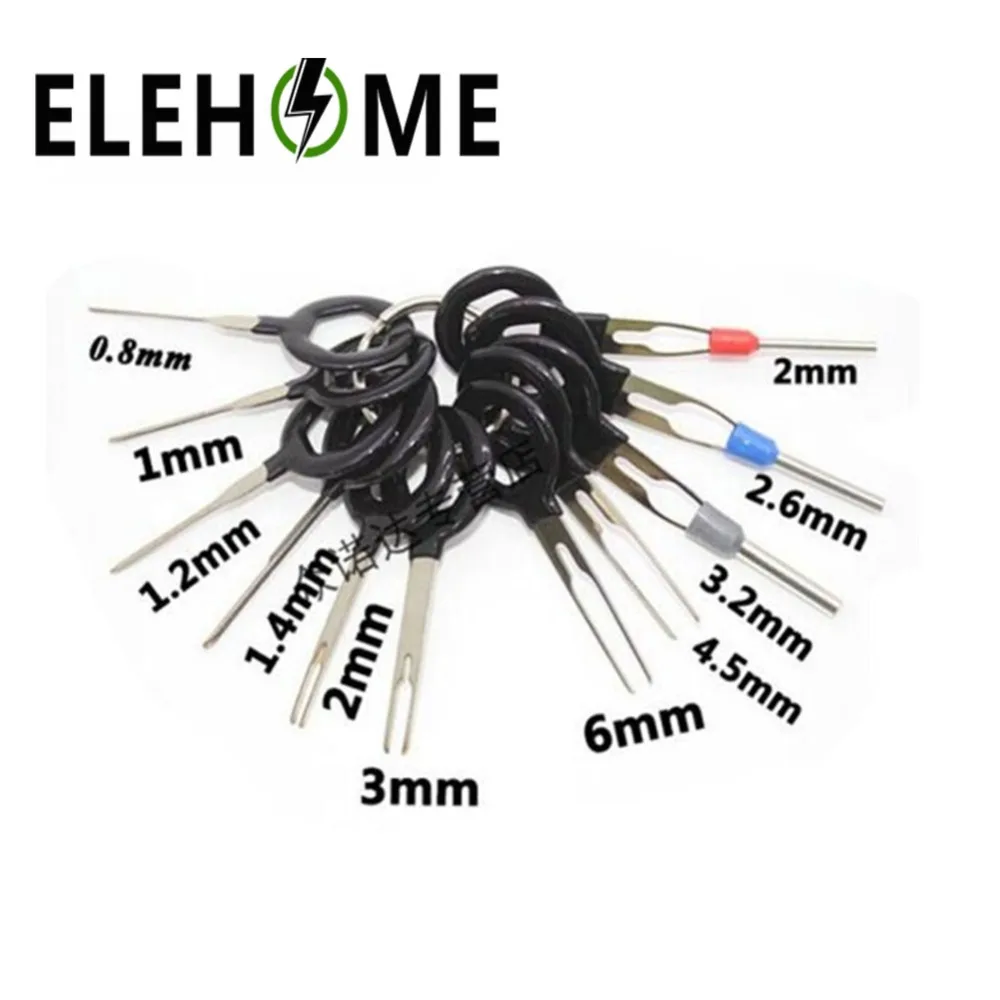 

Wire Harness Terminal Auto Car Plug Circuit Board Extraction Pick Connector Crimp Pin Back Needle Remove Tool Set XF30