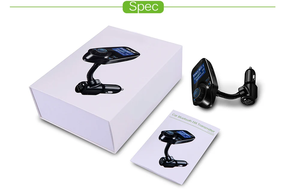 12-24 В fm-передатчик Беспроводной Bluetooth V3.0 Car Kit MP3 плеер громкой связи Беспроводной модулятор с ЖК-дисплей 2.1A USB слот для карт