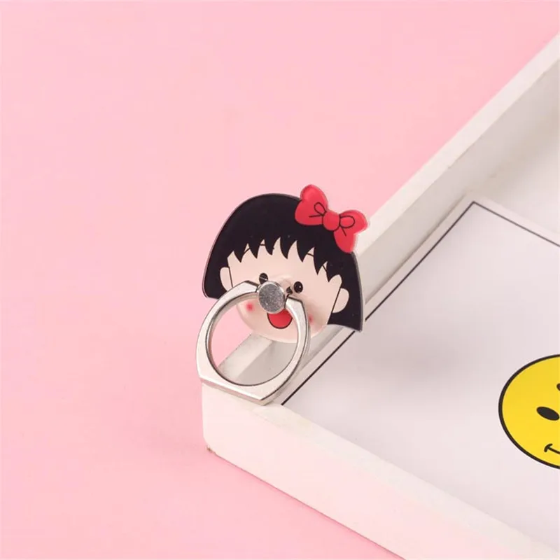 Cute Cartoon Finger Ring Mobile Phone Bracket 360 Degree Universal Stand Holder For iPhone 6/7 Samsung Galaxy S8 all Smart Phone