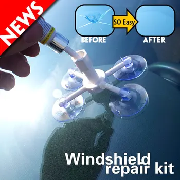 

DIY Car Windshield Repairing For Glass Crack Scratch Restoration Windscreen Repair Tools Resin Set Auto Window Care Kit