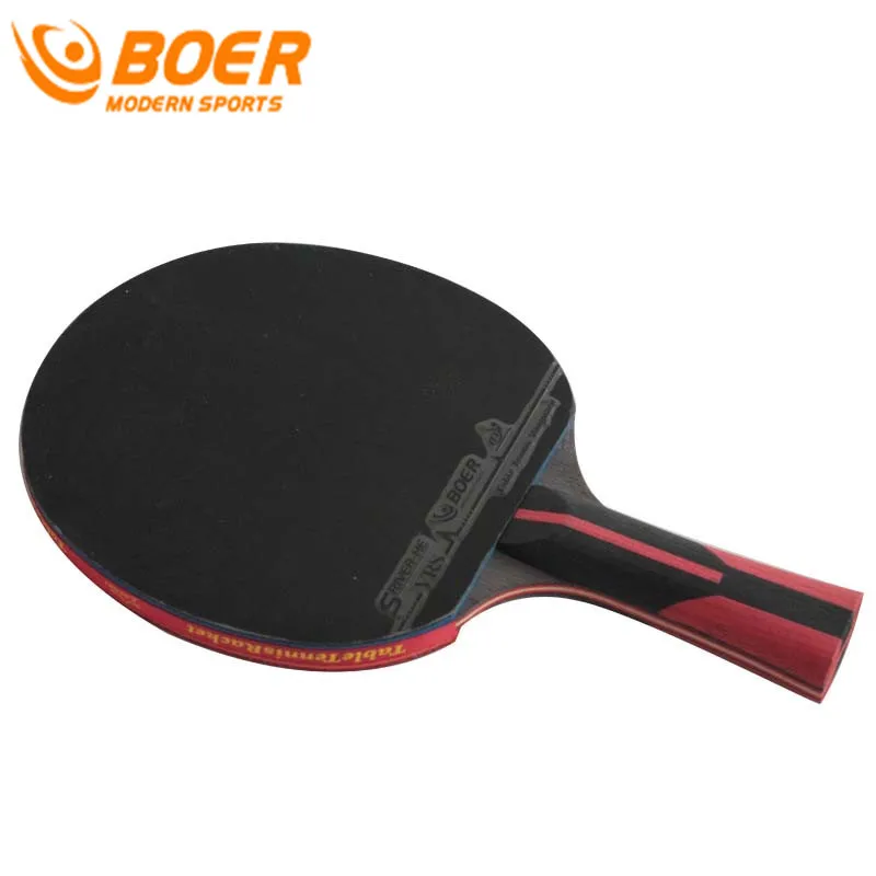 Boer-6-star-7-layer-Ayous-wood-8-layer-carbon-fiber-Table-tennis-racket-Ddouble-Pimples (2)