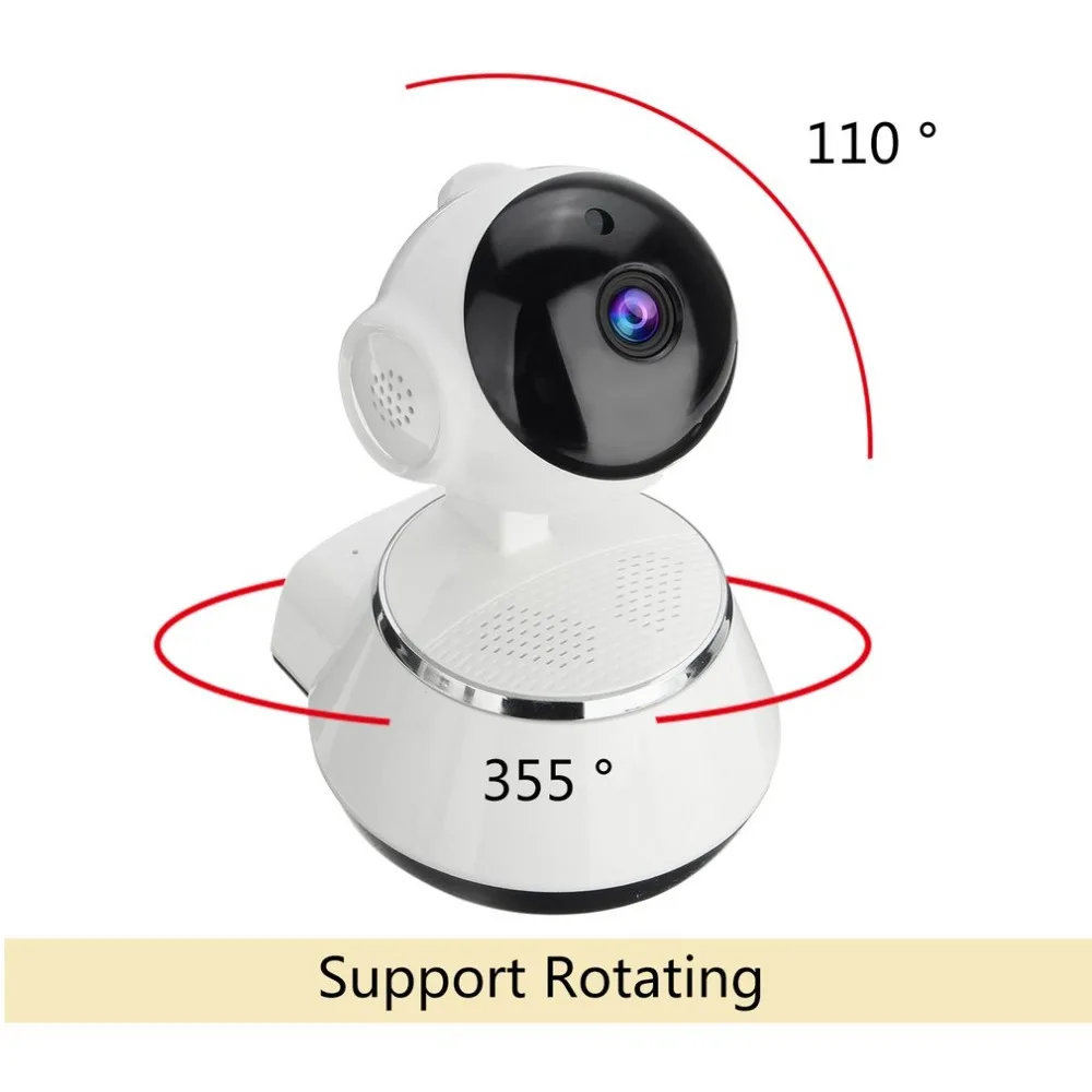 720P HD Wireless Wifi IP Camera Home Security Surveillance Camera 3.6mm Lens Wide Angle Indoor Camera Support Night Vision