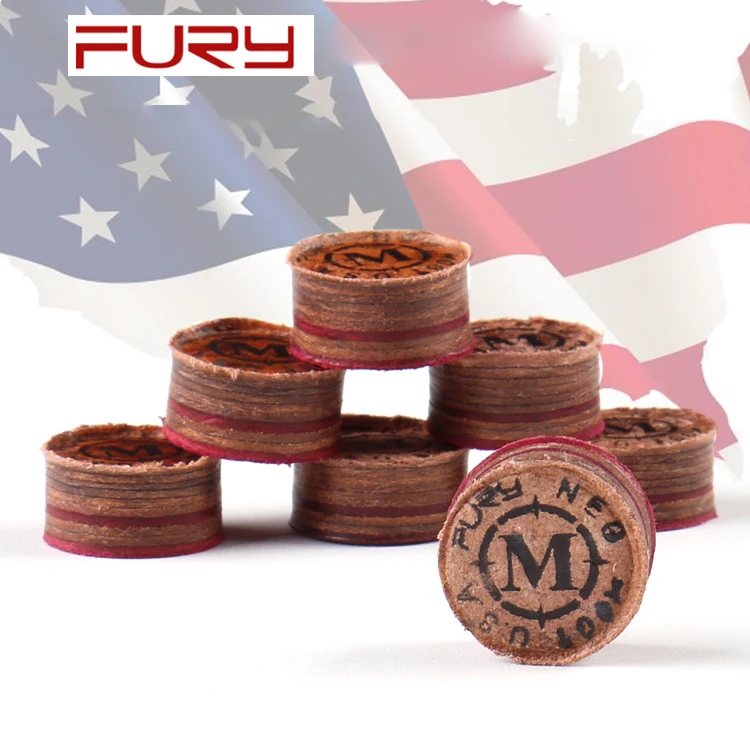 FURY威利新款皮头14美式九球球杆专用中性偏硬黑8大头杆用品配件-tmall_01
