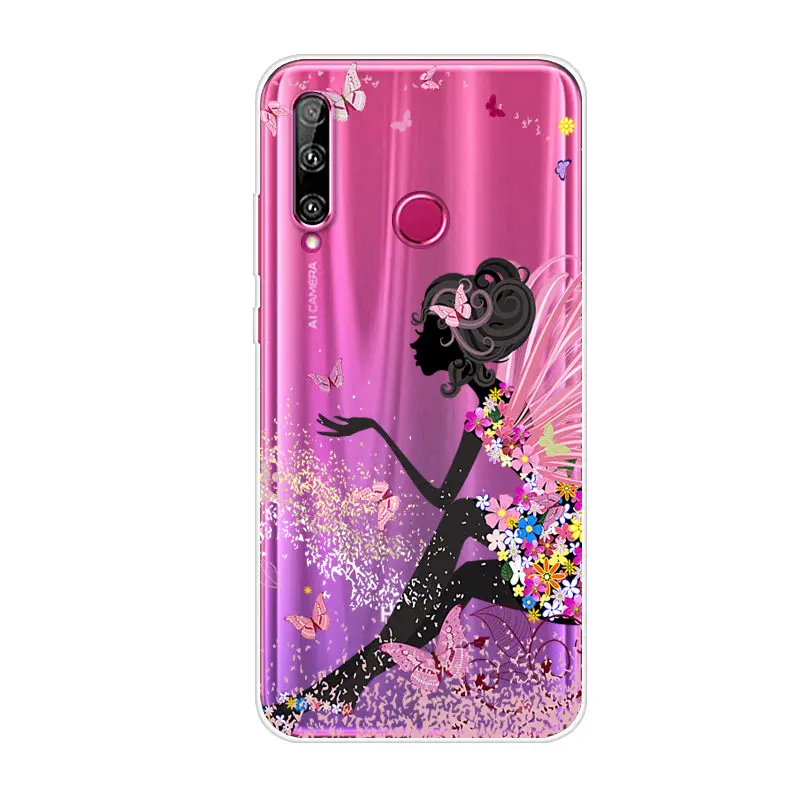 Мультяшный чехол для Huawei Honor 20i Мягкая силиконовая задняя крышка телефона 20 i Pro