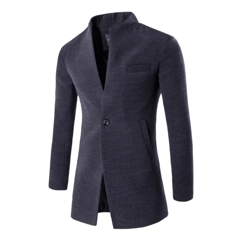 Vente Hommes veste manteau homme nouveauté hommes mode solide mâle décontracté hiver manteaux survêtement printemps automne 4 couleur
