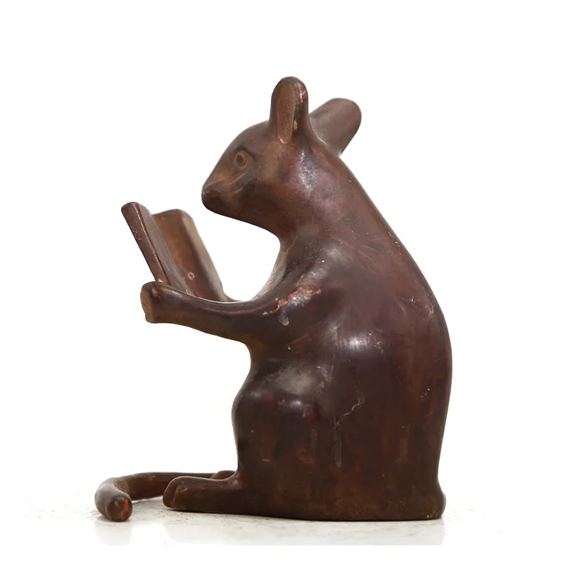 

Small size mouse bronze statue sculpture for sale