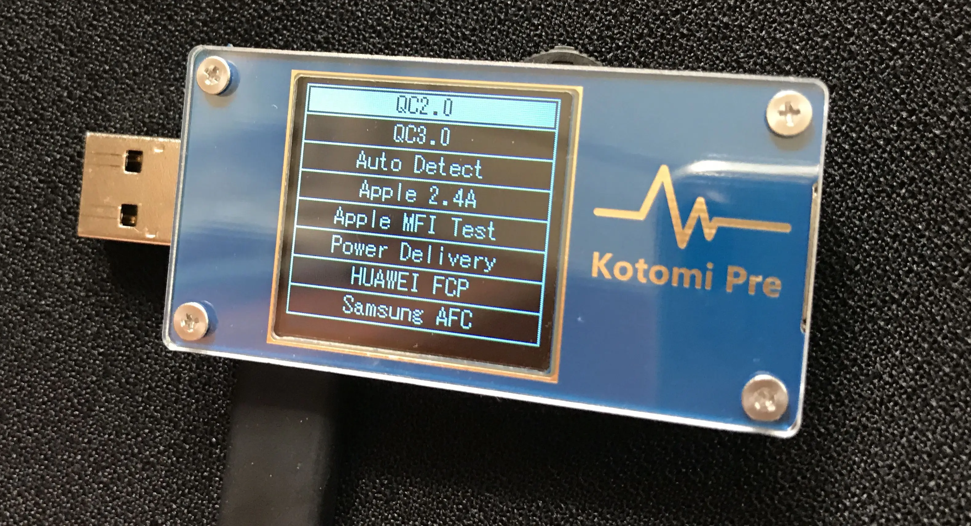 USB измеритель напряжения Kotomi Premium настольный триггеры QC/PD напряжения|usb voltage|usb voltage