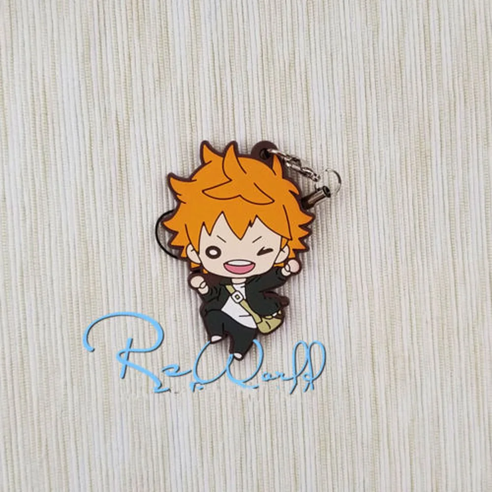 T1359 Anime haikyuu Haikyuu!! Rubber Straps Keychain KeyRing Race Cosplay | Дом и сад