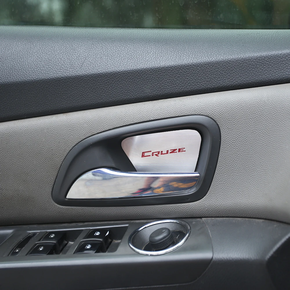 Color My Life 4 шт. наклейки из алюминиевого сплава для автомобиля внутри двери для Chevrolet Cruze седан хэтчбек 2009-2013 Аксессуары
