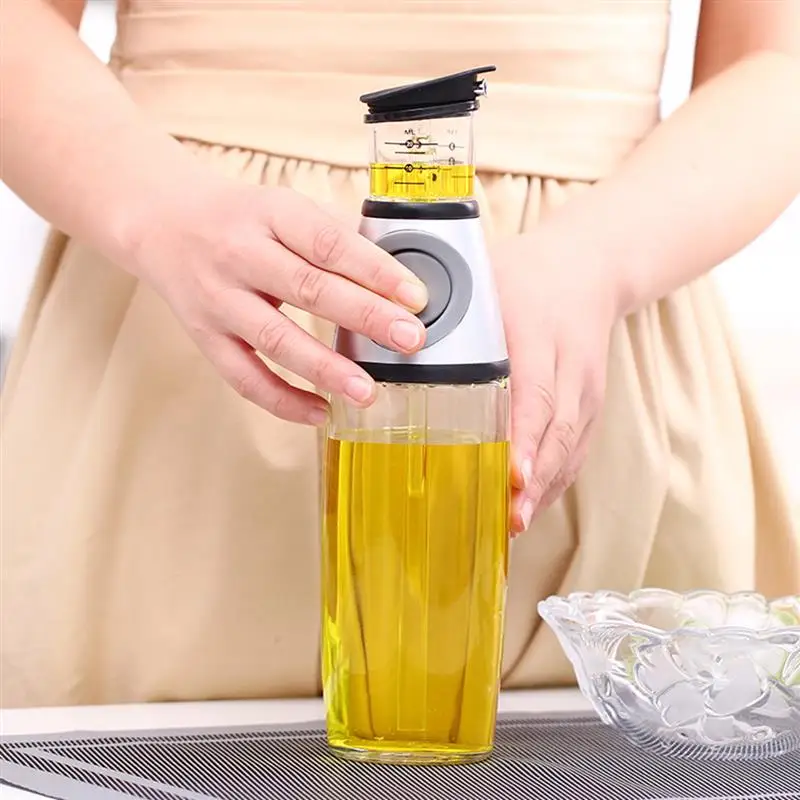 Кухня Стекло соусник оливковое масло уксус Диспенсер Бутылка для выливания Пособия по кулинарии инструменты