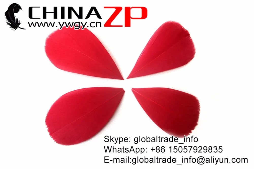 CHINAZP оптом 100 шт./лот 3 ~ 7 см длина отборный качественный окрашенный красный