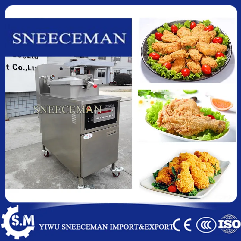 25L Gas pressure fryer(With oll pump) deep fried chicken machine air