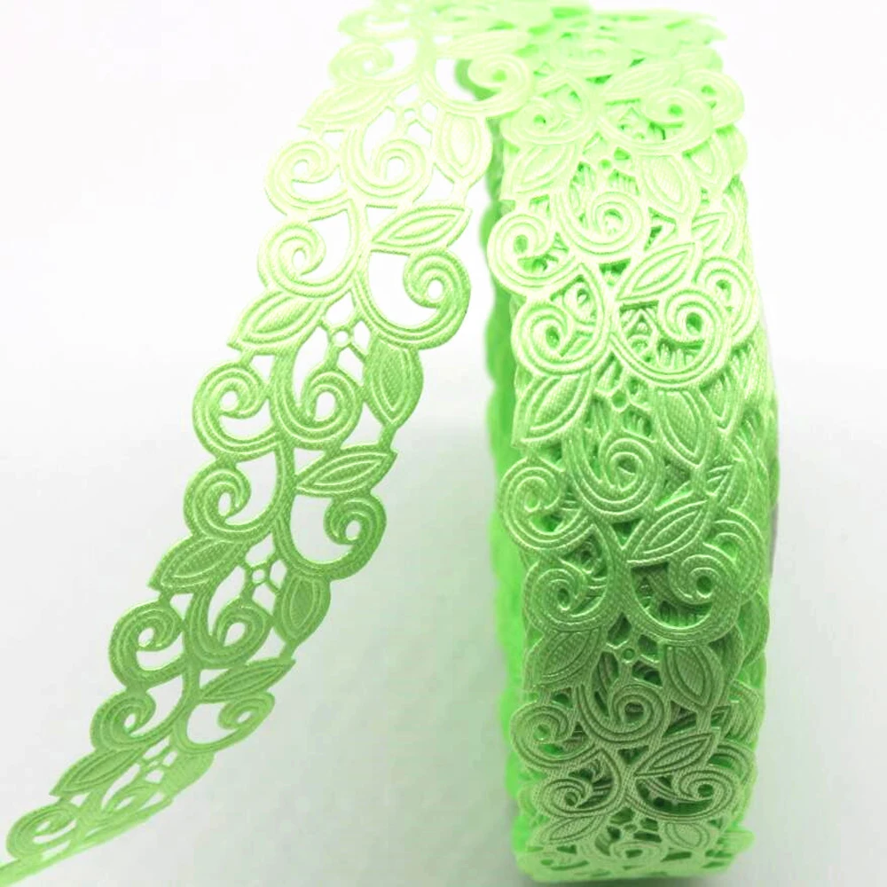 Ribbon Decoration Ribbon Supplies Fabric Craft Supplies 25MM Hollow Ribbon Edge 5 Yards 10 Yards 20 Hair Bows DIY Crafts Handmade Accessories Home Decoration