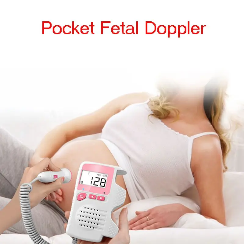 Prenatal Baby Heart Beat Monitor 4.5 Display Fetal Doppler Monitor For Pregnant Women