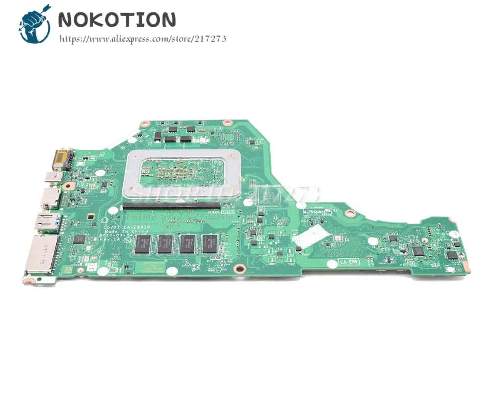 NOKOTION لشركة أيسر أسباير A515 A515-51 اللوحة المحمول SR3LA i5-8250U CPU NBGSW11001 C5V01 LA-E891P اللوحة الرئيسية