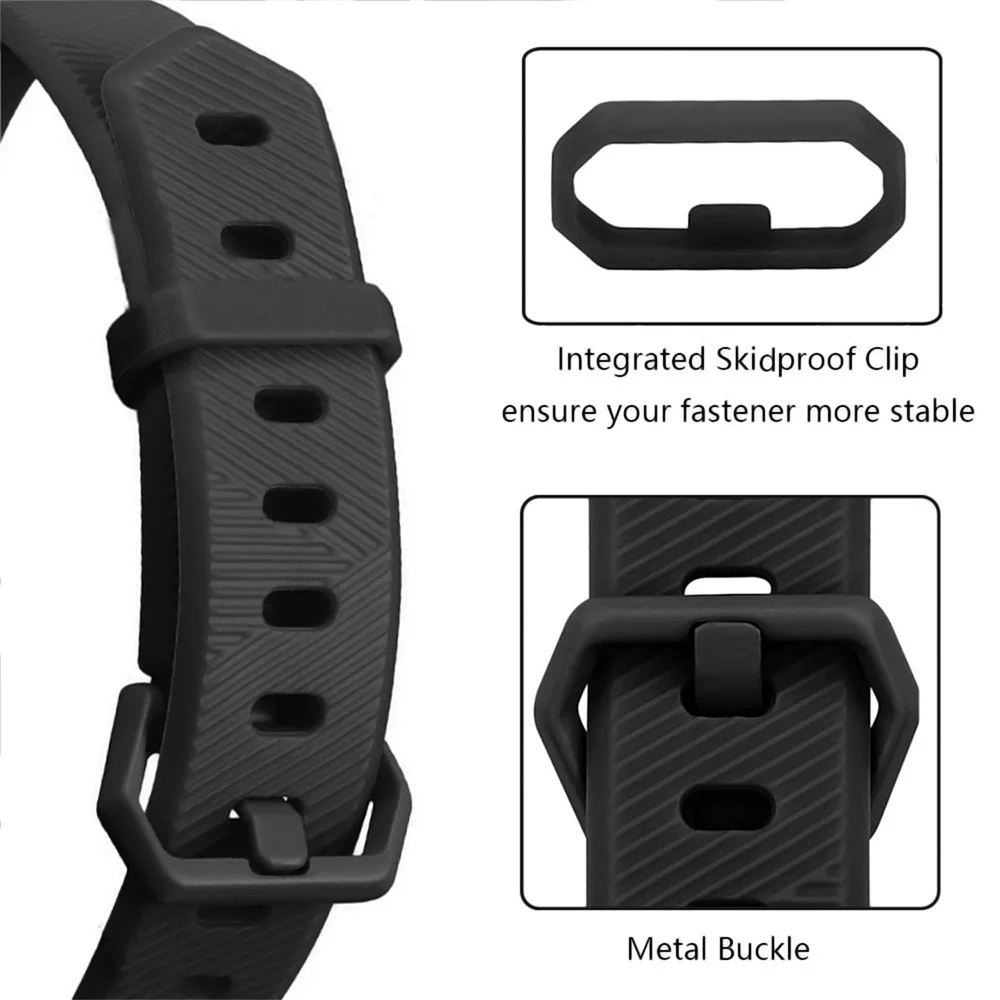 Высококачественный мягкий силиконовый безопасный регулируемый ремешок для Fitbit Alta HR, ремешок для наручных часов, Сменные аксессуары