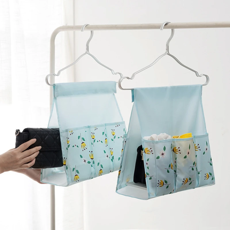 PINMOO Multi function hanging storage bag sock underwear closet hanging bags backpack organizer