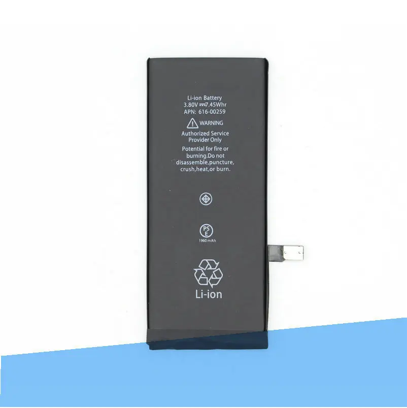 

10pcs /lot 1960mAh 0 zero cycle Replacement Li-Polymer Battery For iPhone 7 7G Accumulator Batteries