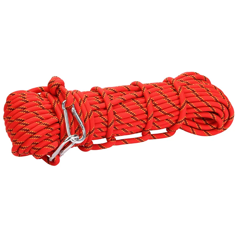 

10M 10mm Safety Climbing Tree Rock Static Sling Rappelling Rope Cord Equipment