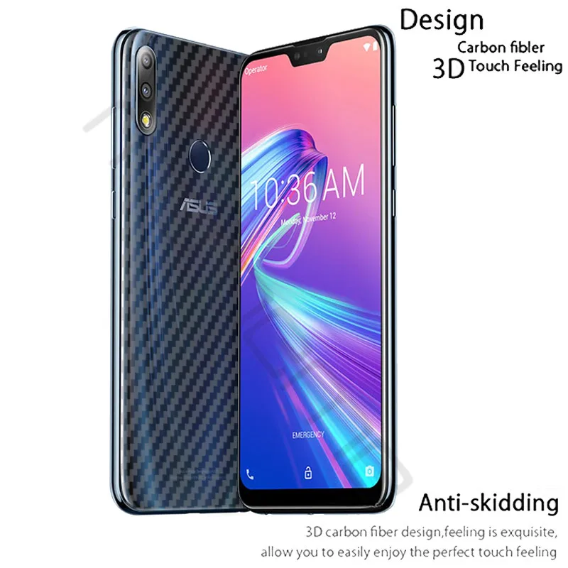 5 шт. прозрачная защитная пленка 3D углеродное волокно мягкая для экрана Asus Zenfone Max