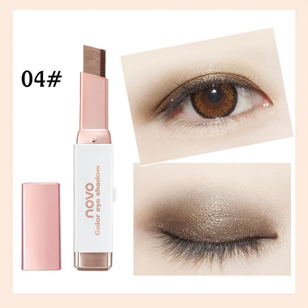 

Two-Color Eye Shadow Stick 1pc Natural Long Lasting Eye Shadow Pen Makeup Tools Eyeshadow Shadow Stick paleta de sombra *