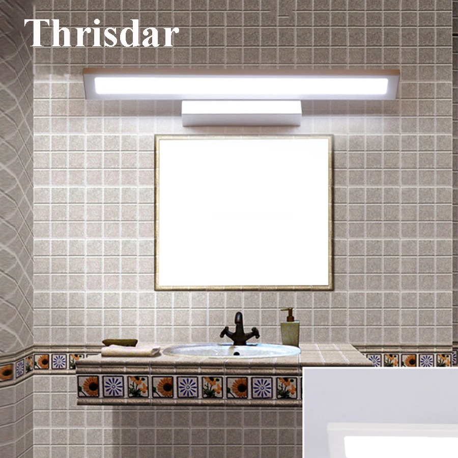 

Thrisdar 40CM 55CM Led Bathroom Mirror Wall Light Dressing Table Cabinet Vanity Mirror Lights Stair Corridor Aisle Wall Light