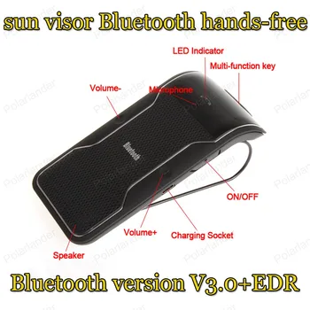 

The new Bluetooth V3.0 + EDR mini car-styling Bluetooth hands-free car dragging sun visor Bluetooth hands-free intercom system