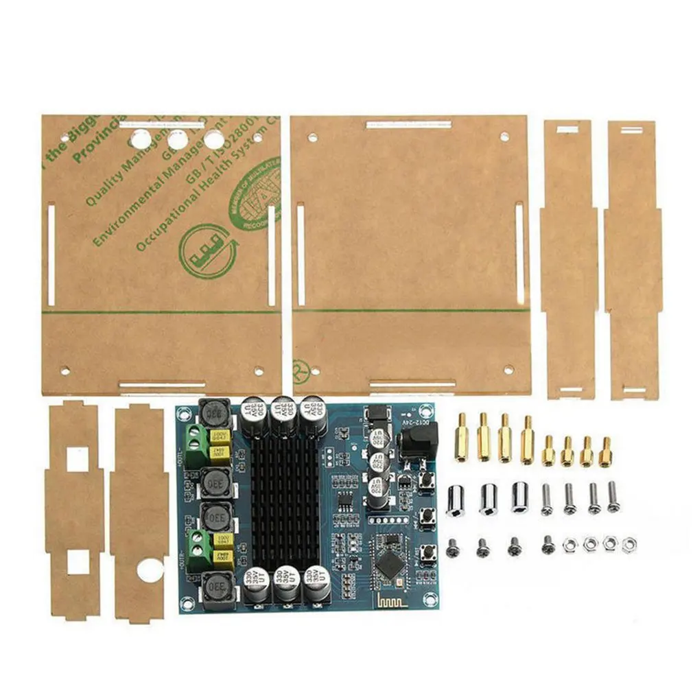 TPA3116D2 Профессиональный 120Wx2 Цифровой Bluetooth 4,0 аудио приемник усилитель модуль Плата с акриловый чехол DIY