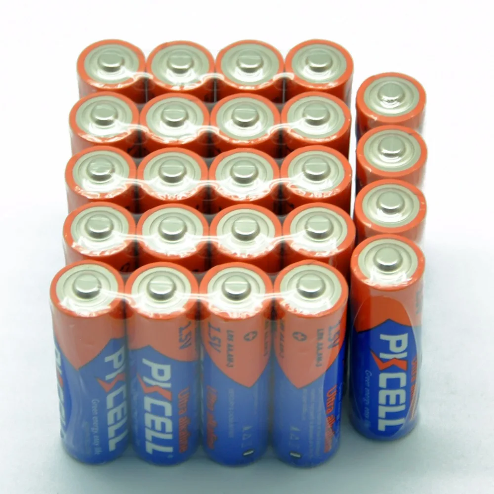 (40 Piece combo pack) PKCELL 20PC AAA LR03 AM4 E92 20PC LR6 AM3 E91 MN1500 AA Alkaline Battery 1.5V for Electronic thermometer