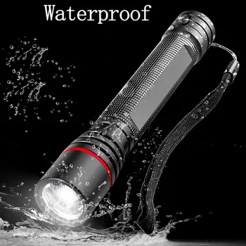 

XPG2 LED Waterproof Super Far Illumination Distance Glare Flashlight 3-Mode utdoor Powerful Flashlight Pocket Work Light