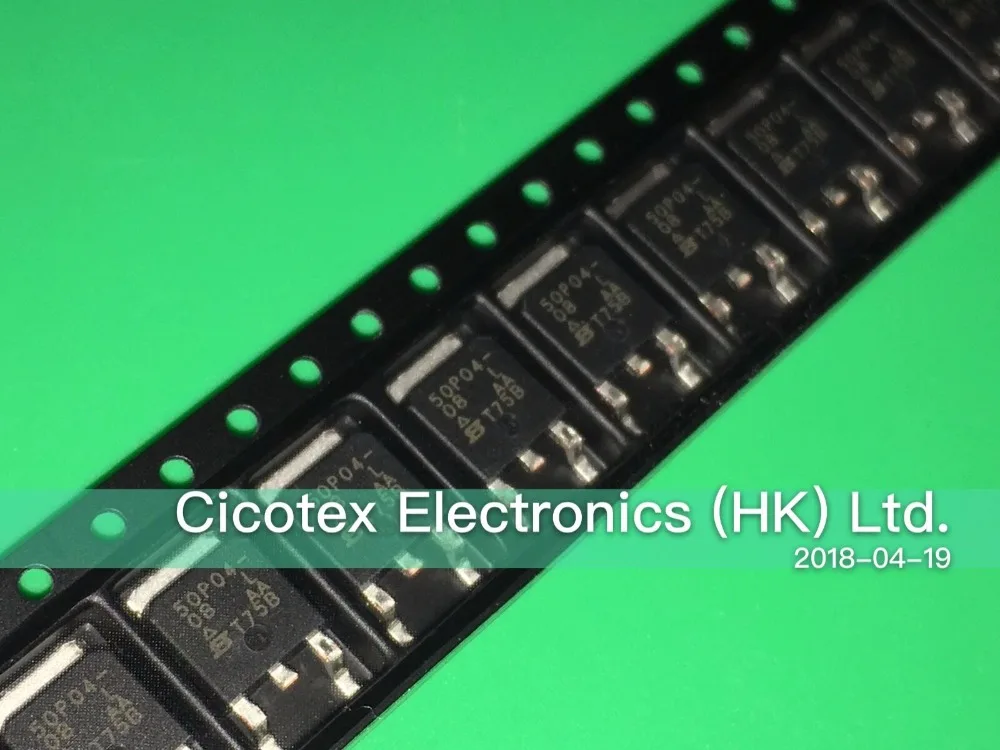 10 шт./лот SUD50P04-08L TO-252 MOSFET P-CH 40V 50A DPAK 50P04-08L 50P04-08 | Электронные компоненты и