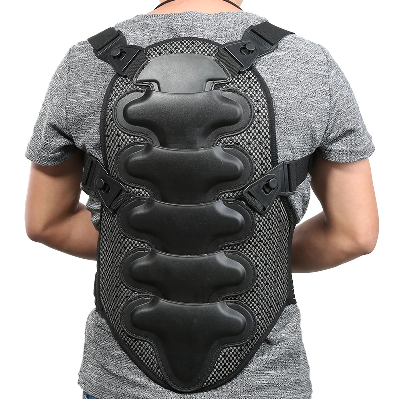 

1pc Exercise Protect Body Armor Backpiece Back Protective Ski Vest Sports Removable Back Protector Body Spine Protective Armor