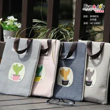 1 шт. 14087 креативный плоти время шаблон Водонепроницаемый Оксфорд бумажный мешок A4 набор бумаги