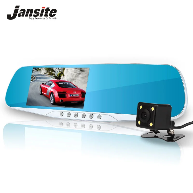Hot Sale Car font b Camera b font Mirror Car Dvr Blue Review Mirror Digital Video