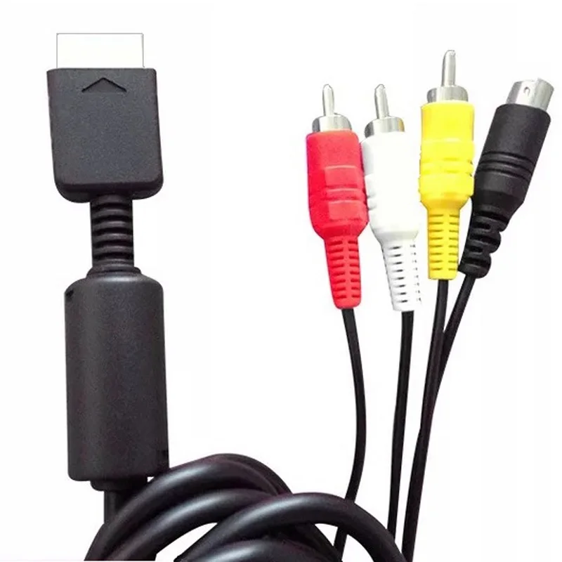 BUKIM Композитный S видео RCA AV Аудио Видео HD ТВ кабель для Sony PS1/PS2/PS3 консоль|Кабели| |