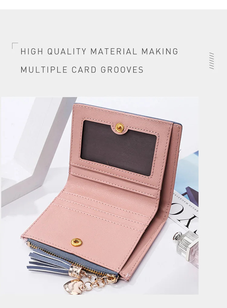 PU Leather,wallet female,wallet female women zipper,Fashion,Casual,Vintage,Black,Red,Brown,Blue,Pink wallet female leather (5)