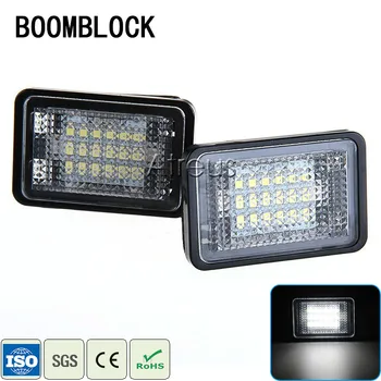 

2X For Mercedes Benz GLK Class X204 GLK350 Accessories Car LED License Plate Lights 12V White SMD LED Number Plate Lamp Bulb Kit