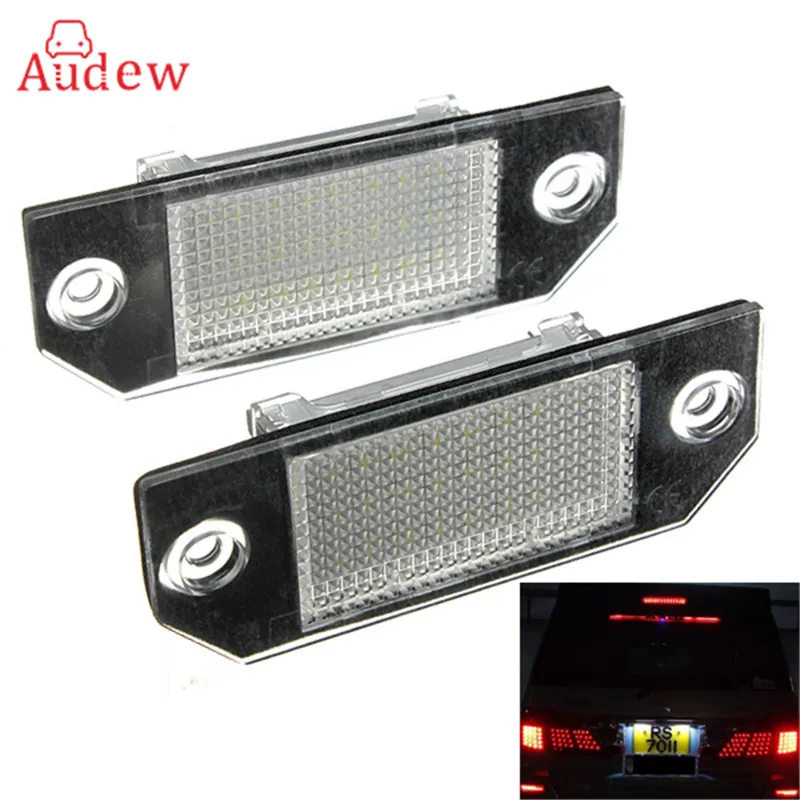 2шт светодиодная номерного знака света 12V Белый smd3528 LED номерной знак лампы Комплект для Форд/Фокус/Си-Макс 03-07 2шт светодиодная номерного знака света 12V Белый smd3528 LED номерной знак лампы Комплект для Форд/Фокус/Си-Макс 03-07